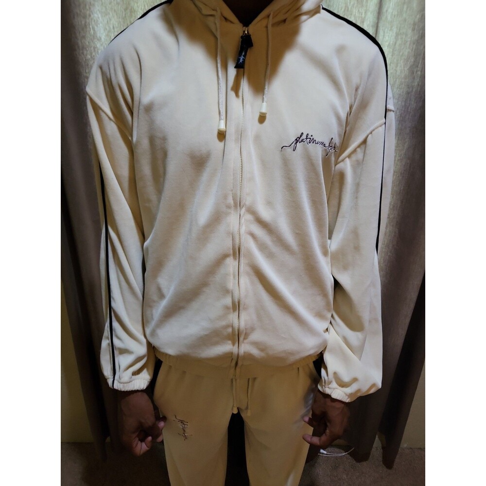 Platinum Fubu tracksuit, Fat Albert and the Cosby Kids suit, velour jacket pants